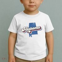State Of Alabama Retro Logo Toddler T-Shirt thumb 2