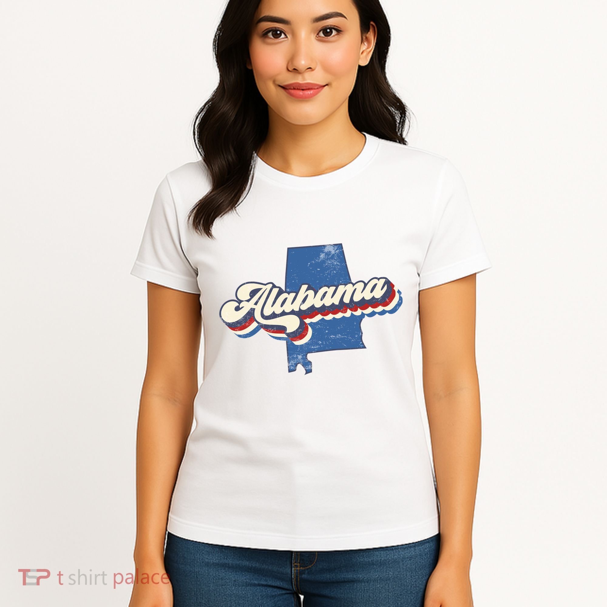 State Of Alabama Retro Logo Women's T-Shirt
