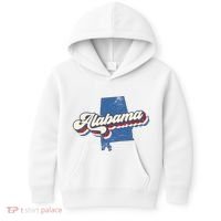 State Of Alabama Retro Logo Kids Hoodie thumb 0