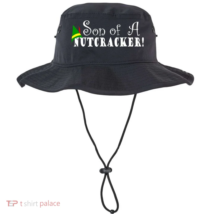 Son Of A Nutcracker Funny Christmas Elf Hat Bucket Hat