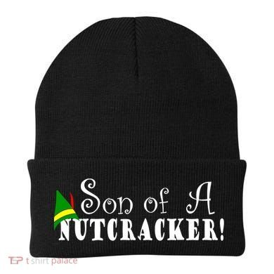 Son Of A Nutcracker Funny Christmas Elf Hat Beanie