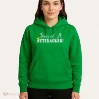 Son Of A Nutcracker Funny Christmas Elf Hat Hoodie thumb 5