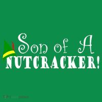 Son Of A Nutcracker Funny Christmas Elf Hat Long Sleeve Shirt thumb 2