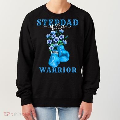 Stepdad Of A Warrior Prostate Cancer Awareness Support Squad Cute Gift Women's Sweatshirt