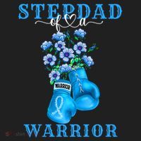 Stepdad Of A Warrior Prostate Cancer Awareness Support Squad Cute Gift Women's Sweatshirt thumb 2
