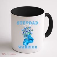 Stepdad Of A Warrior Prostate Cancer Awareness Support Squad Cute Gift Coffee Mug thumb 1