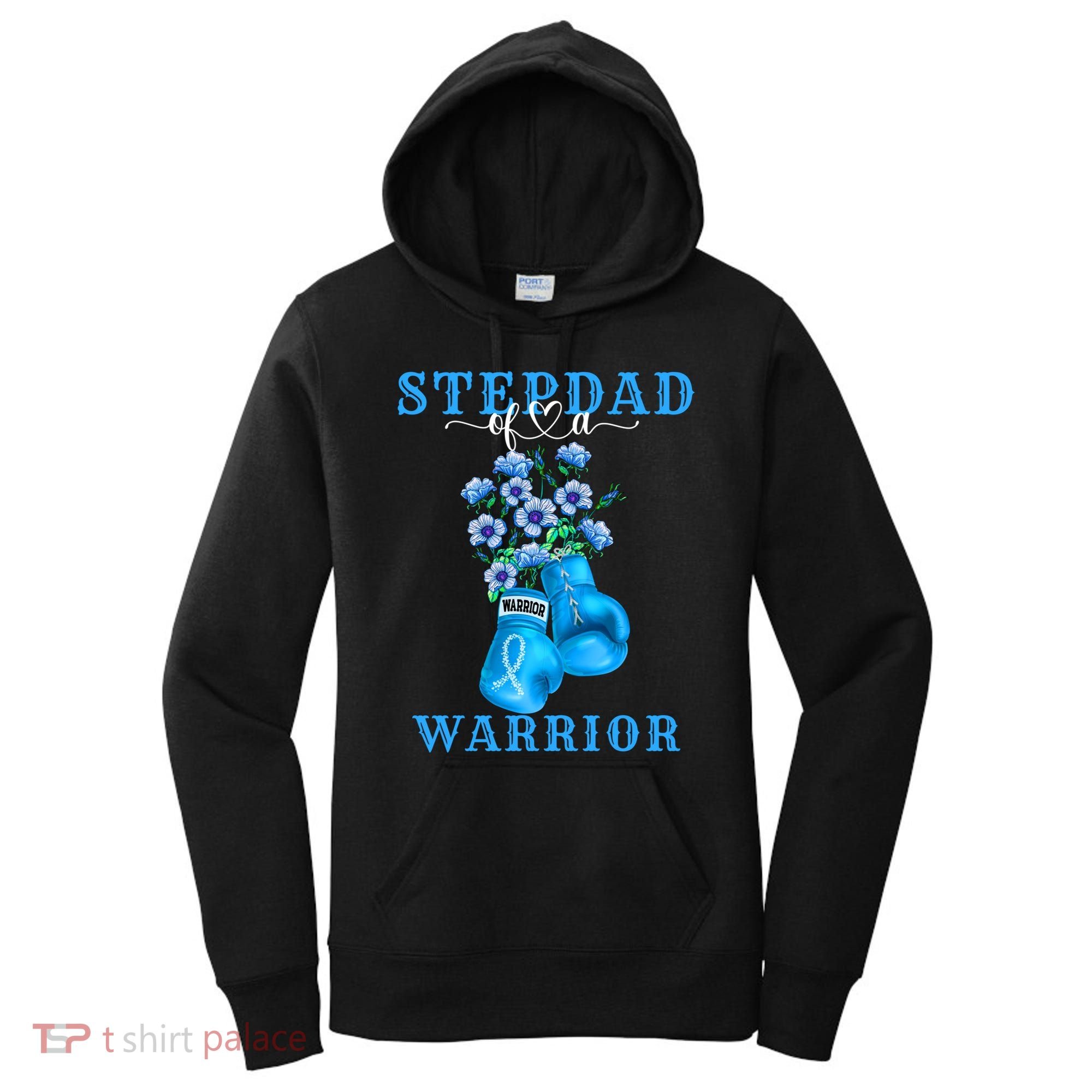 Stepdad Of A Warrior Prostate Cancer Awareness Support Squad Cute Gift Women's Hoodie