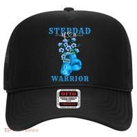 Stepdad Of A Warrior Prostate Cancer Awareness Support Squad Cute Gift Hat thumb 0