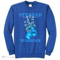 Stepdad Of A Warrior Prostate Cancer Awareness Support Squad Cute Gift Sweatshirt thumb 0