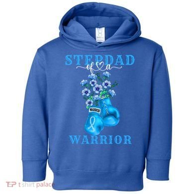Stepdad Of A Warrior Prostate Cancer Awareness Support Squad Cute Gift Toddler Hoodie