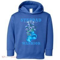 Stepdad Of A Warrior Prostate Cancer Awareness Support Squad Cute Gift Toddler Hoodie thumb 0