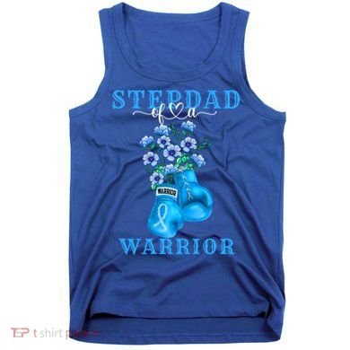 Stepdad Of A Warrior Prostate Cancer Awareness Support Squad Cute Gift Tank Top