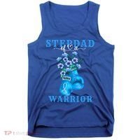 Stepdad Of A Warrior Prostate Cancer Awareness Support Squad Cute Gift Tank Top thumb 0