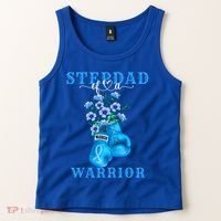 Stepdad Of A Warrior Prostate Cancer Awareness Support Squad Cute Gift Tank Top thumb 2