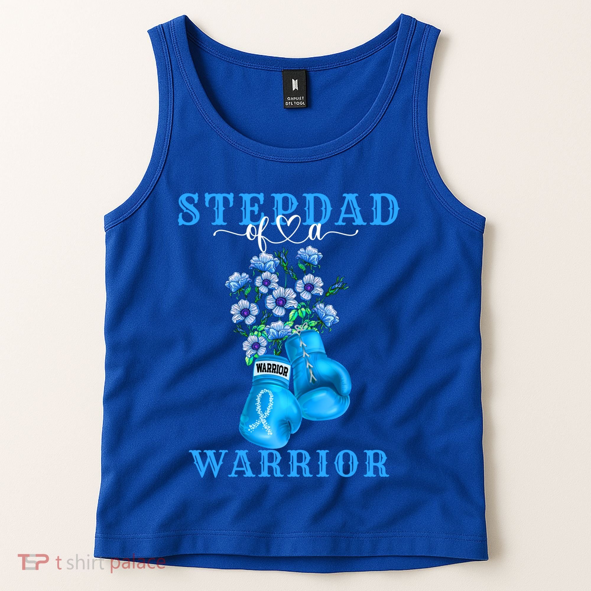Stepdad Of A Warrior Prostate Cancer Awareness Support Squad Cute Gift Tank Top