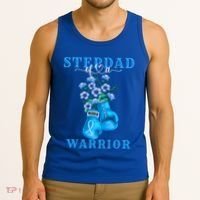 Stepdad Of A Warrior Prostate Cancer Awareness Support Squad Cute Gift Tank Top thumb 3