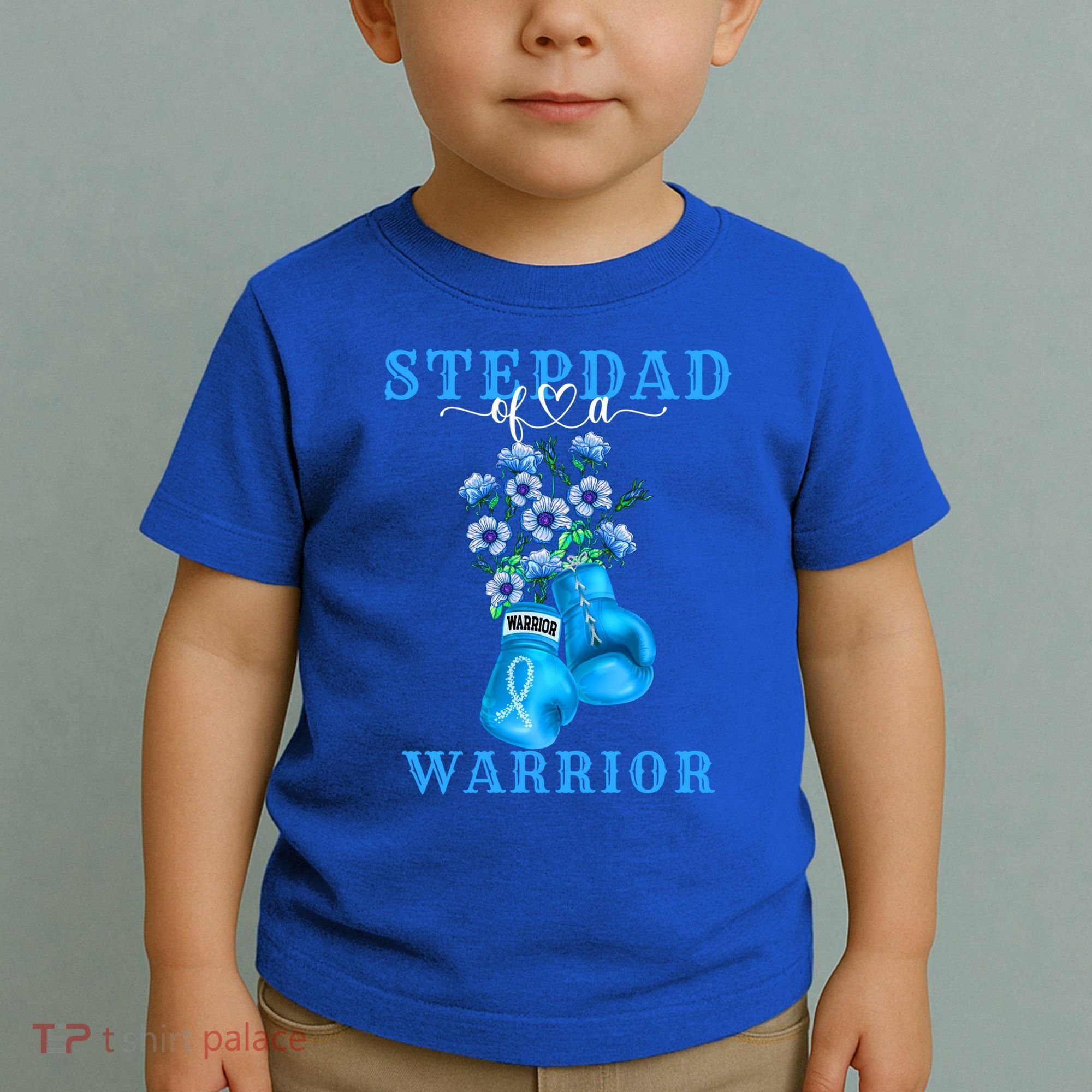 Stepdad Of A Warrior Prostate Cancer Awareness Support Squad Cute Gift Toddler T-Shirt