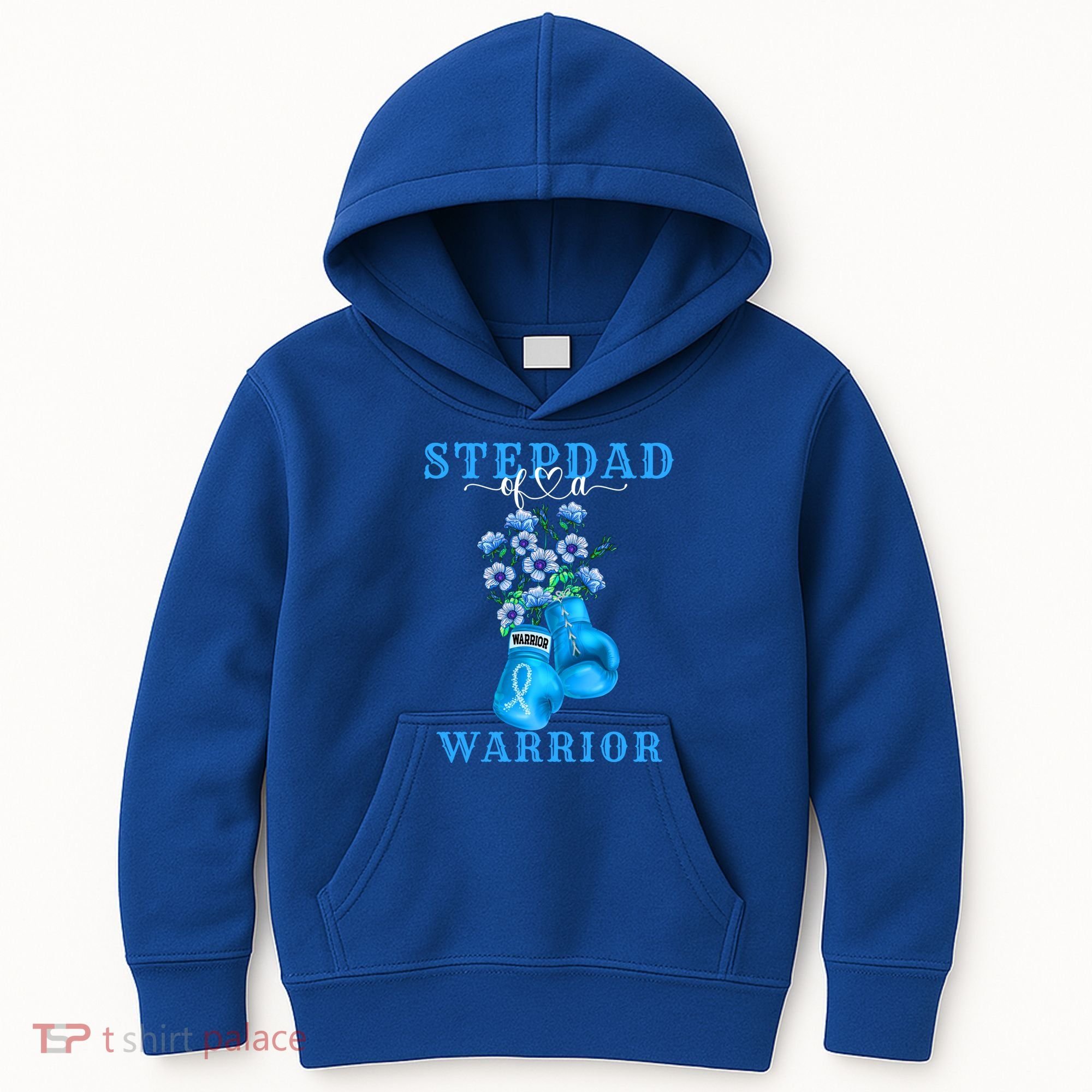 Stepdad Of A Warrior Prostate Cancer Awareness Support Squad Cute Gift Kids Hoodie