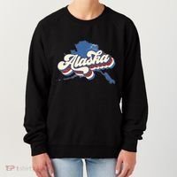 State Of Alaska Retro Logo Women's Sweatshirt thumb 0