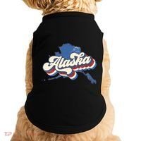 State Of Alaska Retro Logo Doggie Tank thumb 0