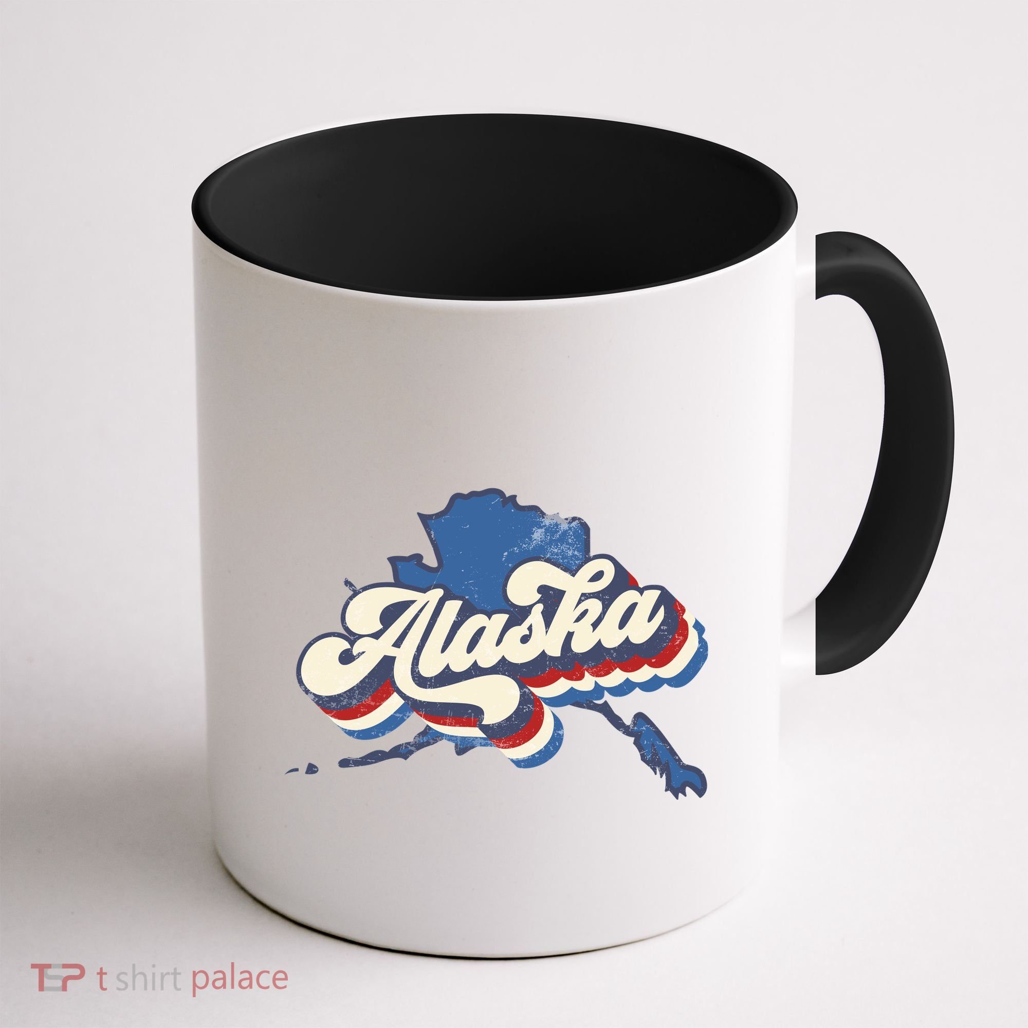 State Of Alaska Retro Logo Coffee Mug