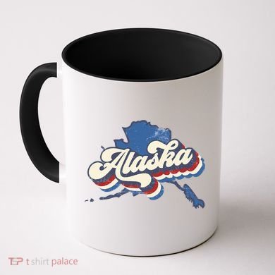 State Of Alaska Retro Logo Coffee Mug