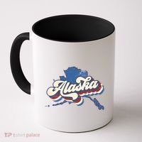 State Of Alaska Retro Logo Coffee Mug thumb 0