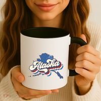 State Of Alaska Retro Logo Coffee Mug thumb 3