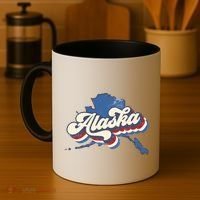 State Of Alaska Retro Logo Coffee Mug thumb 4