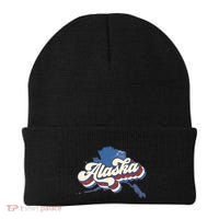 State Of Alaska Retro Logo Beanie thumb 0