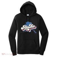 State Of Alaska Retro Logo Women's Hoodie thumb 0