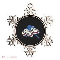 State Of Alaska Retro Logo Ornament thumb 0