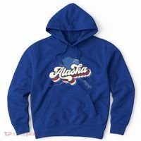 State Of Alaska Retro Logo Hoodie thumb 0