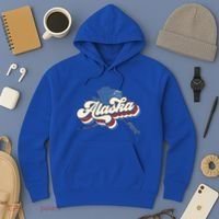 State Of Alaska Retro Logo Hoodie thumb 3
