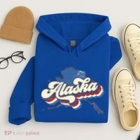 State Of Alaska Retro Logo Hoodie thumb 4