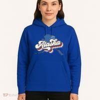 State Of Alaska Retro Logo Hoodie thumb 5