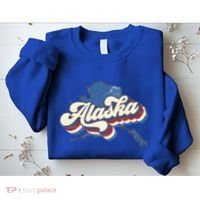 State Of Alaska Retro Logo Sweatshirt thumb 2