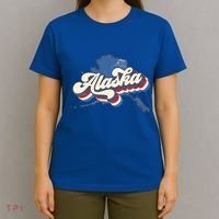 State Of Alaska Retro Logo T-Shirt thumb 4