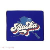 State Of Alaska Retro Logo Mousepad thumb 0