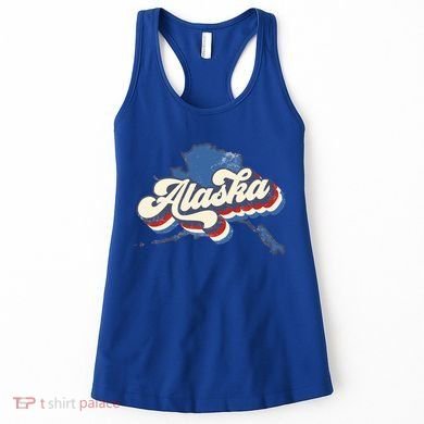 State Of Alaska Retro Logo Women's Tank Top
