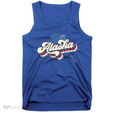 State Of Alaska Retro Logo Tank Top