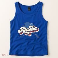 State Of Alaska Retro Logo Tank Top thumb 2
