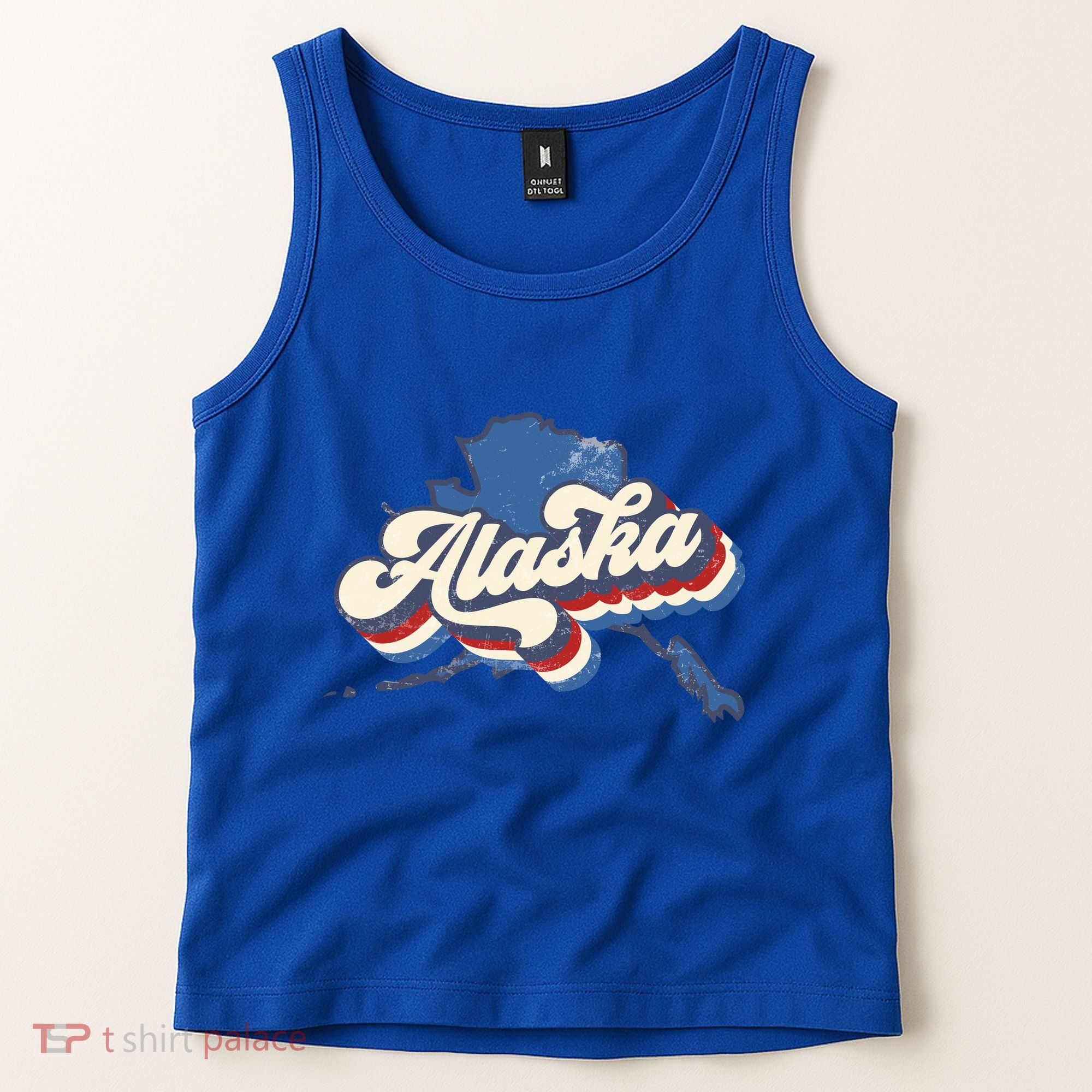 State Of Alaska Retro Logo Tank Top