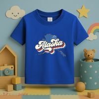 State Of Alaska Retro Logo Toddler T-Shirt thumb 3