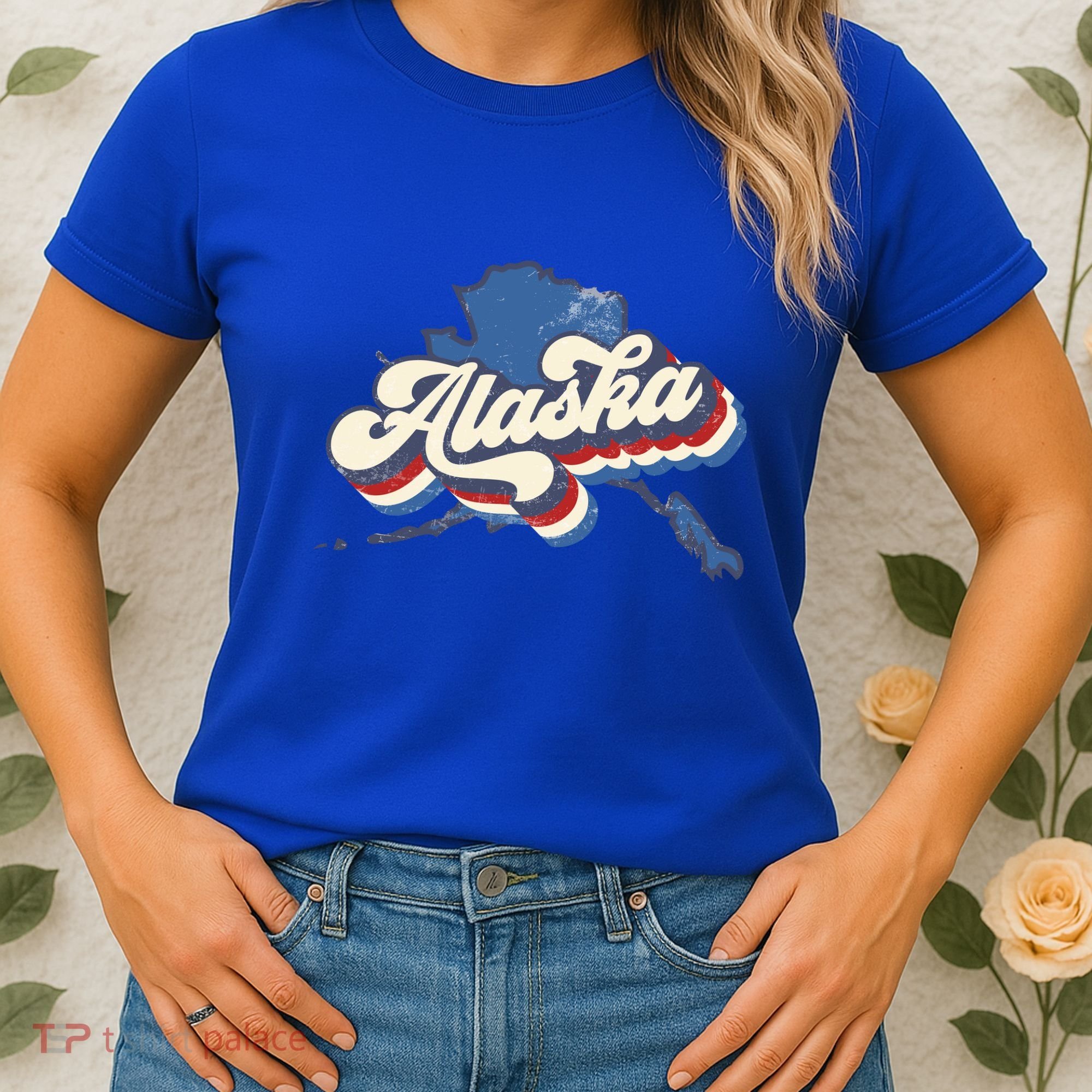 State Of Alaska Retro Logo Women's T-Shirt