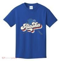 State Of Alaska Retro Logo Kids T-Shirt thumb 0