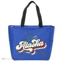 State Of Alaska Retro Logo Tote Bag thumb 0