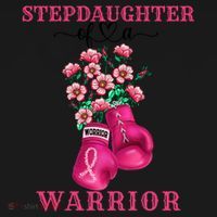 Stepdaughter Of A Warrior Breast Cancer Awareness Support Gift Ornament thumb 1