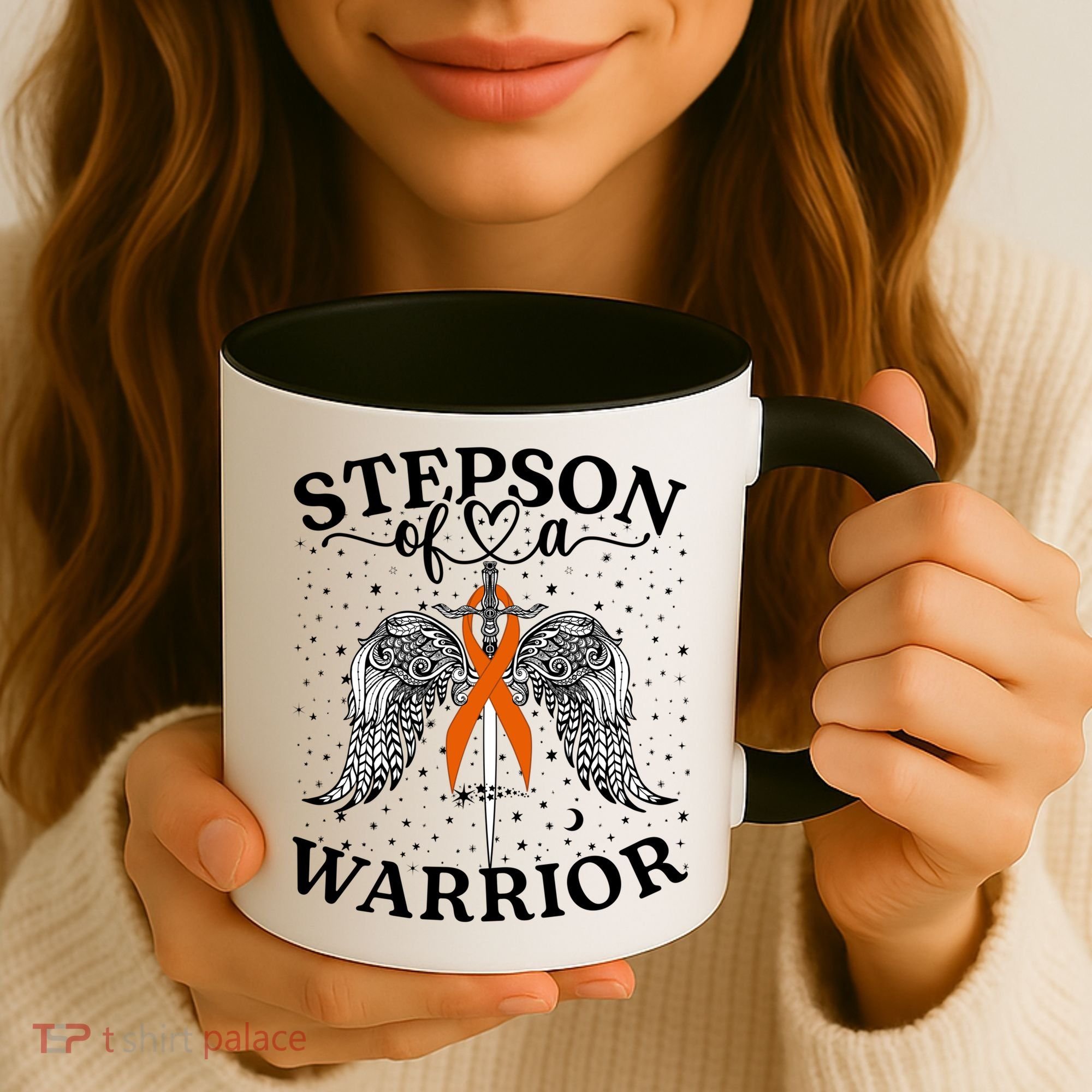 Stepson Of A Warrior Leukemia Cancer Awareness Support Squad Gift Coffee Mug
