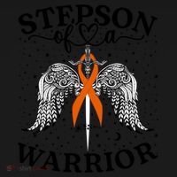 Stepson Of A Warrior Leukemia Cancer Awareness Support Squad Gift Pajama Set thumb 2